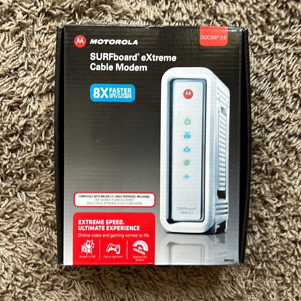 Surfboard extreme cable modem
